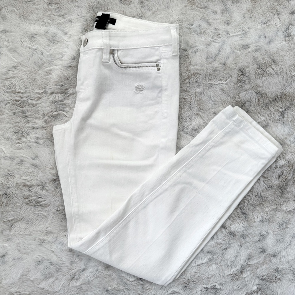 White Black Black Market Jeans Girlfriend 0